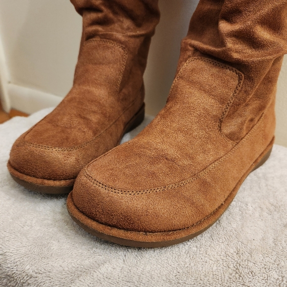 Womens New Attitude Tall Boots with faux fur size 8 - Picture 7 of 14